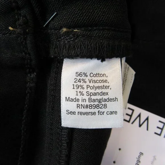 Nine West Black Pull-On Jegging Women's Size 8 Mid Rise Stretch Comfort Waist - Picture 9 of 11